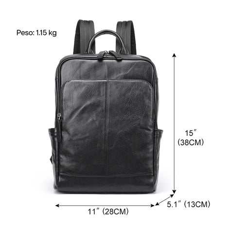 Mochila Executiva de Couro Legítimo Hephaestus