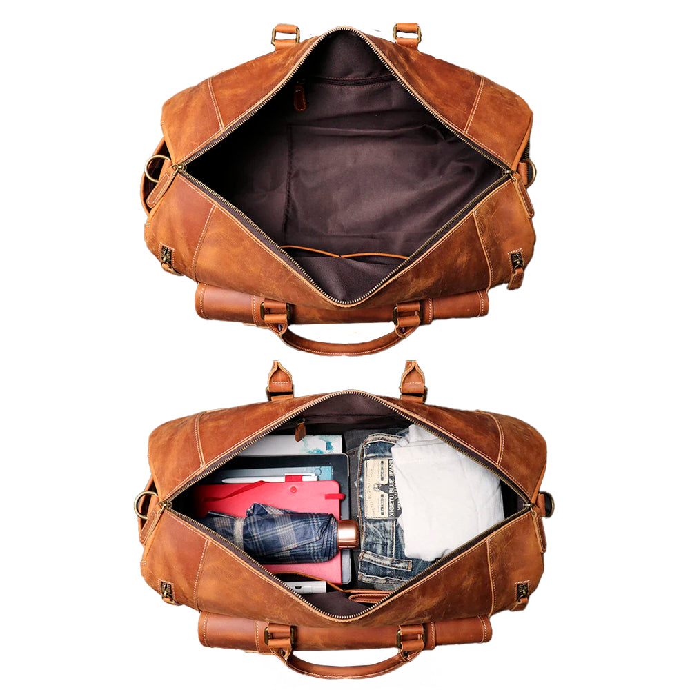 Mala Bolsa de Couro Legítimo Hephaestus Atlas