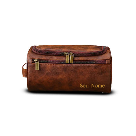 Necessaire Personalizada de Couro