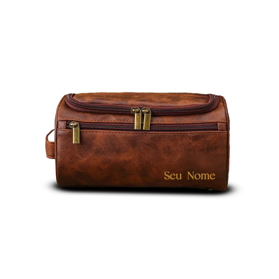 Necessaire Personalizada de Couro