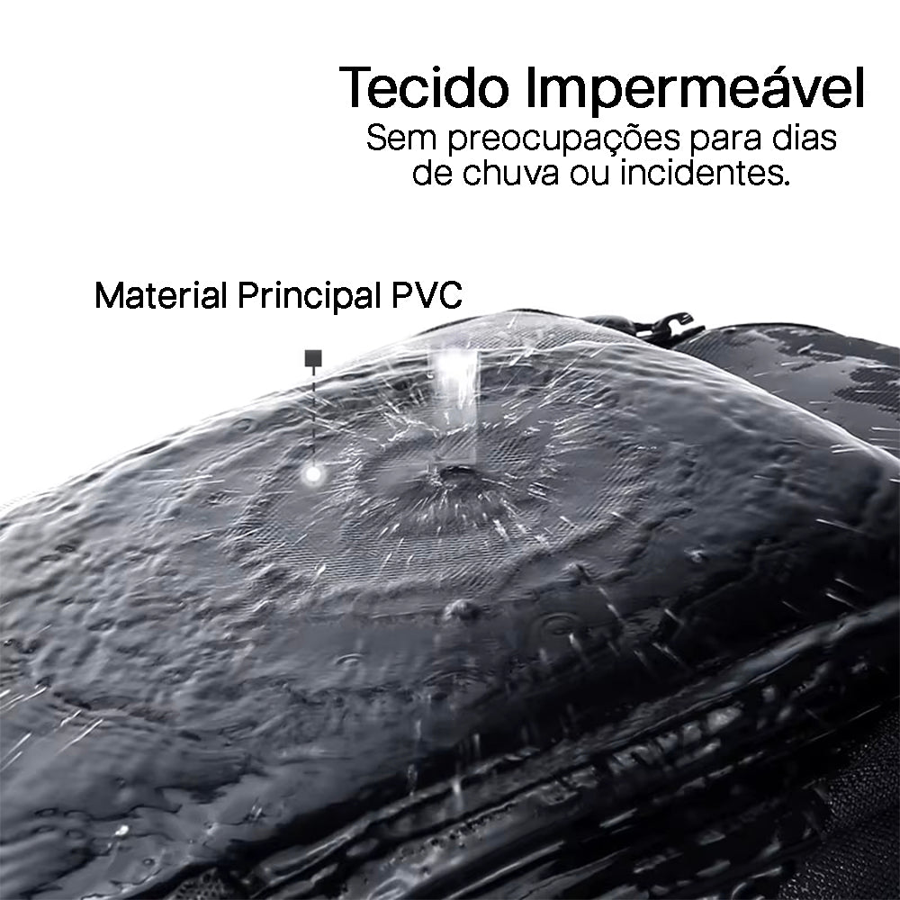 Bolsa de Ombro Masculina Impermeável Grande Fenruien