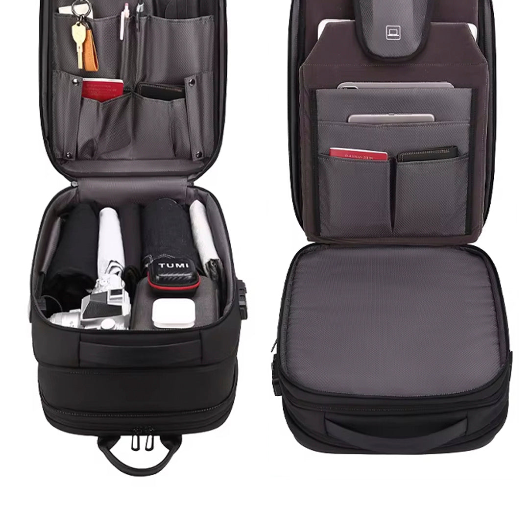 Mochila de Viagem Impermeável Expansível 25L - 33L Fenruien