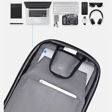 Mochila Antifurto Impermeável 25L Fenruien