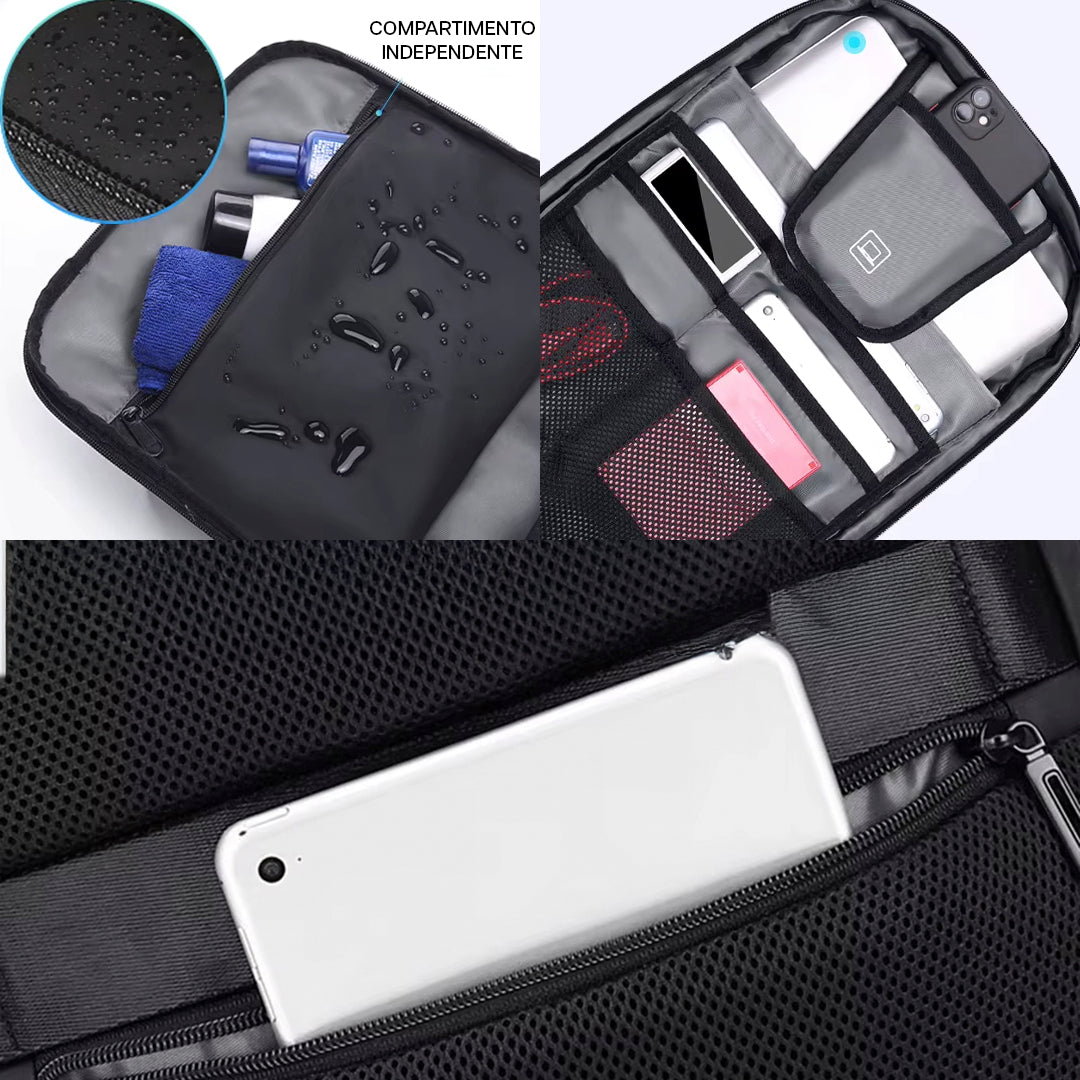 Mochila Casual Fenruien Slim para Notebook 15.6