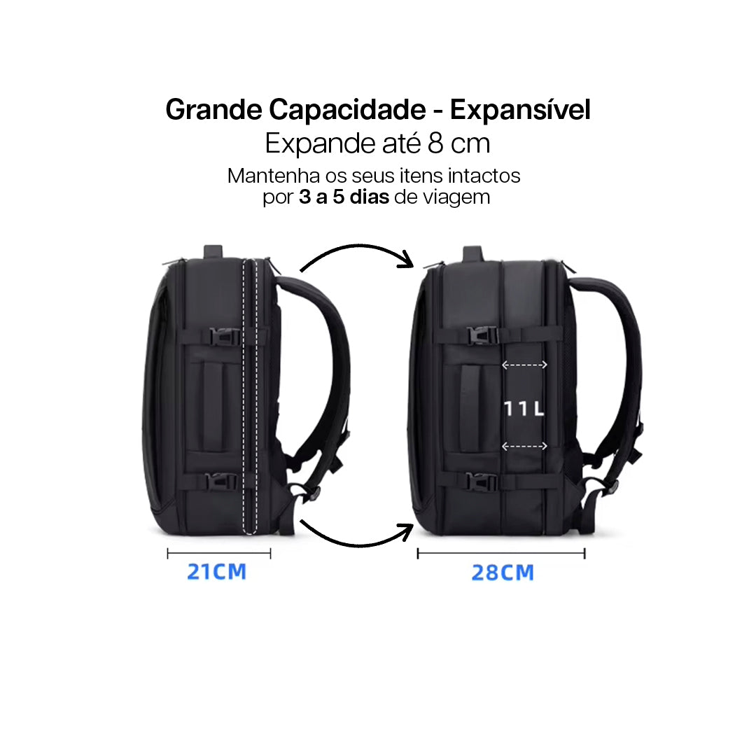 Mochila de Viagem Expansível 30L - 41L Fenruien