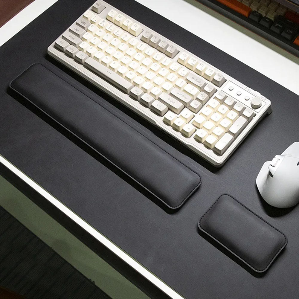 MousePad Executivo em Couro Legítimo com Descanso