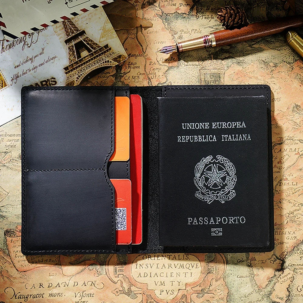 Porta Passaporte em Couro Legítimo Hephaestus