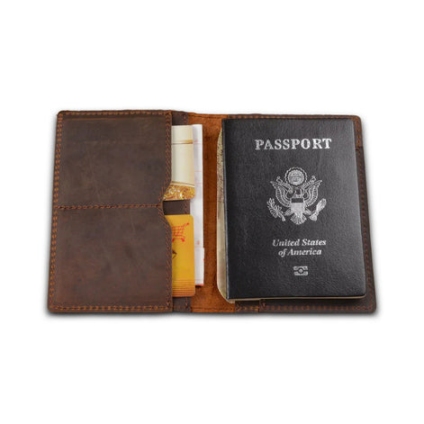 Porta Passaporte em Couro Legítimo Hephaestus