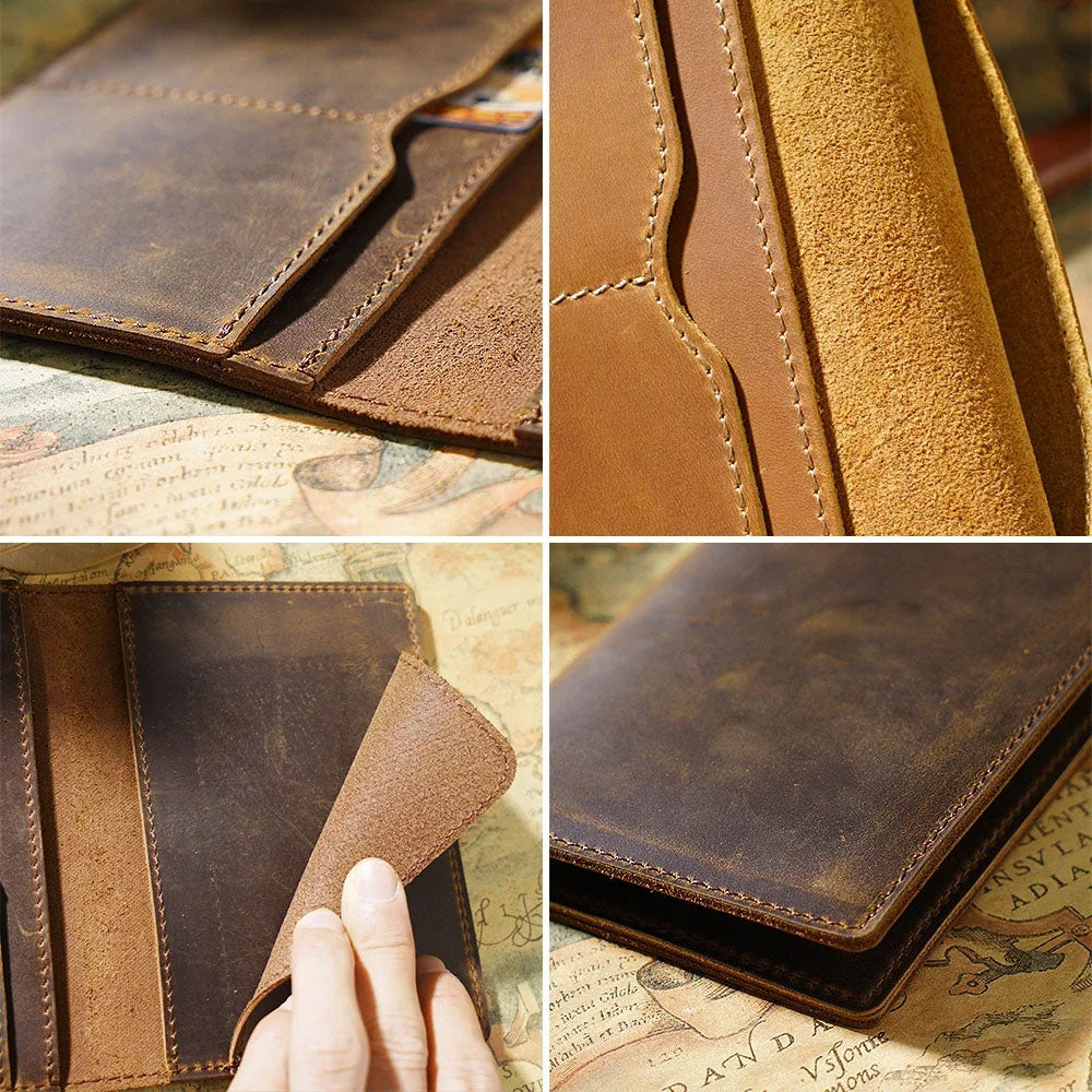 Porta Passaporte em Couro Legítimo Hephaestus