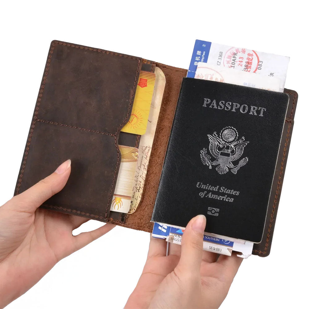 Porta Passaporte em Couro Legítimo Hephaestus