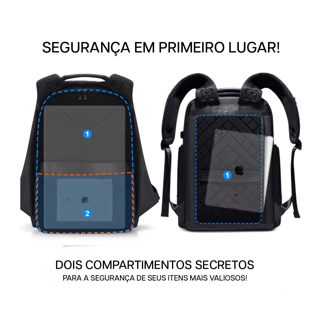 Mochila Casual Expansível 20L - 35L Fenruien
