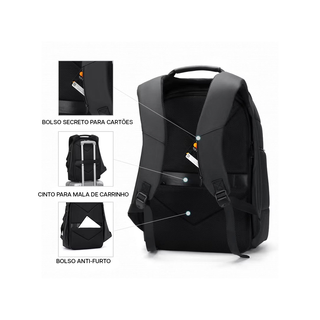 Mochila Casual Expansível 20L - 35L Fenruien