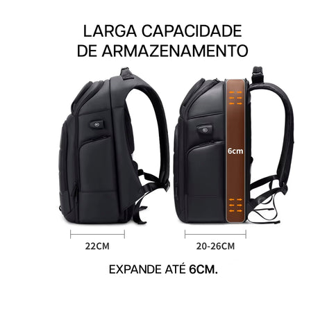 Mochila Casual Expansível 20L - 35L Fenruien