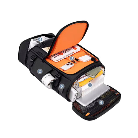 Mochila de Viagem Impermeável Expansível 20L - 35L Fenruien