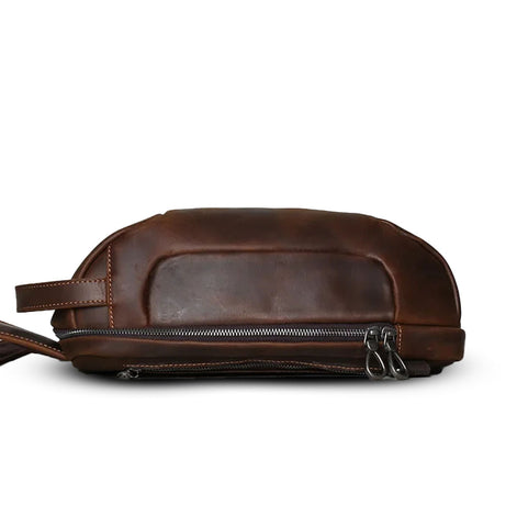 Shoulder Bag Executiva Masculina Couro Legítimo Hephaestus