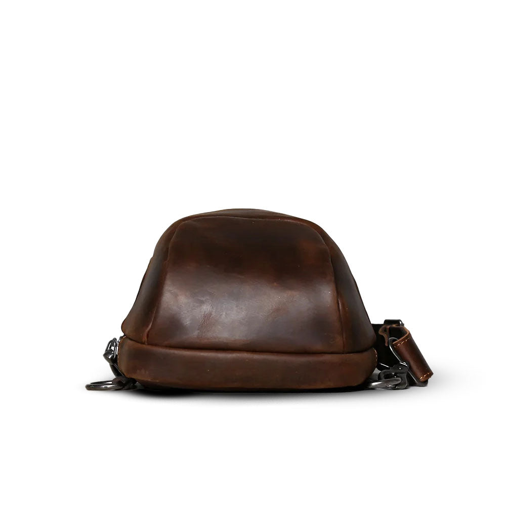 Shoulder Bag Executiva Masculina Couro Legítimo Hephaestus