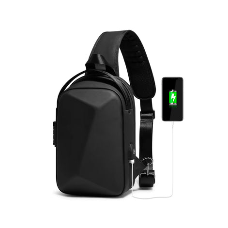 Bolsa de Ombro AntiFurto Impermeável com Senha