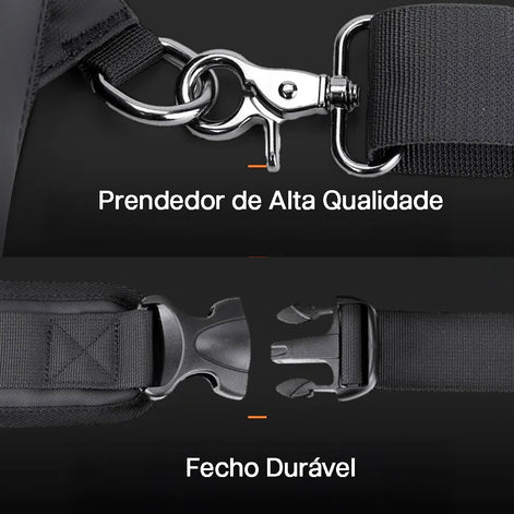 Shoulder Bag Masculina Impermeável Porta USB