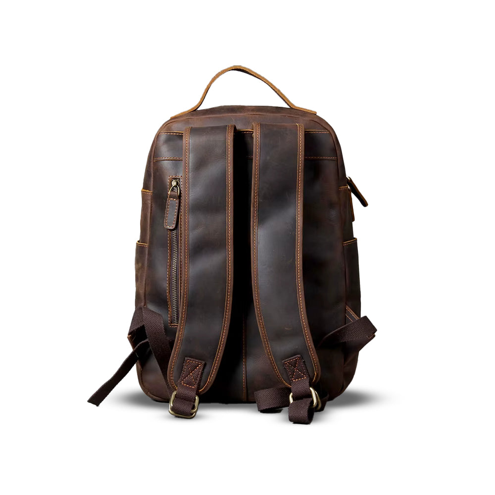 Mochila Executiva de Couro Legítimo Vulcan