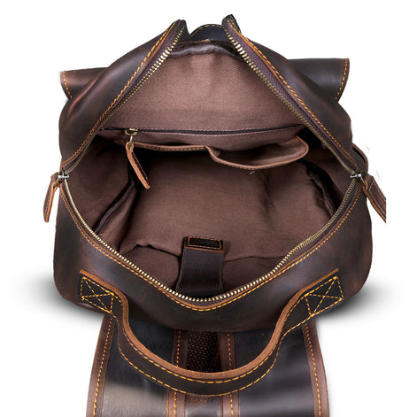 Mochila Executiva de Couro Legítimo Vulcan