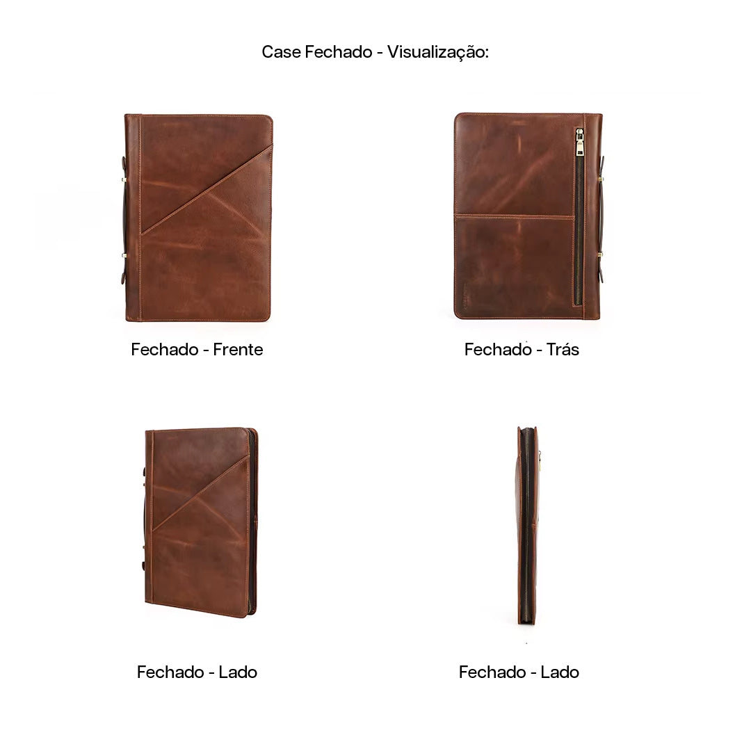 Case de Couro para Notebook Hephaestus Hermes