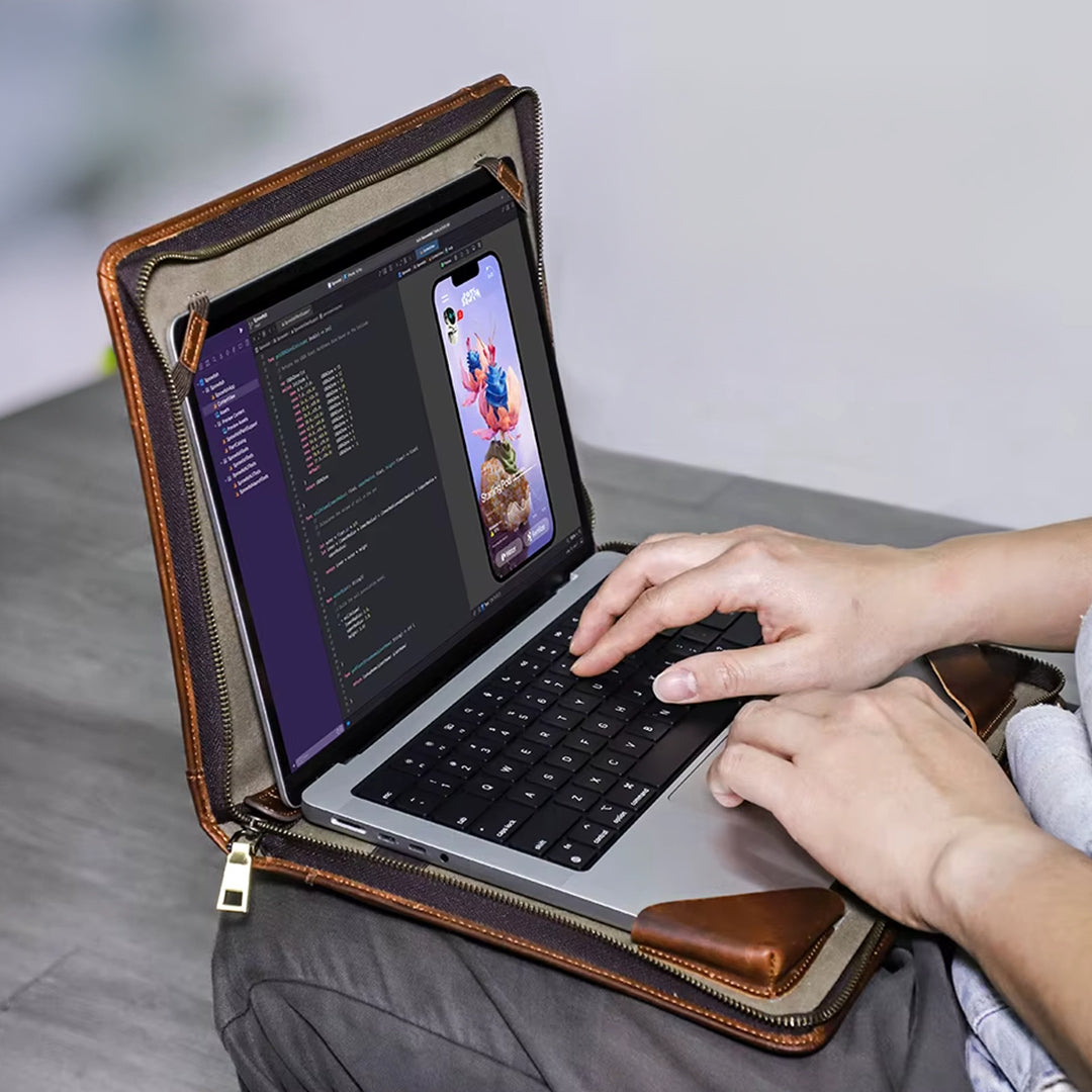 Case de Couro para Notebook Hephaestus Hermes