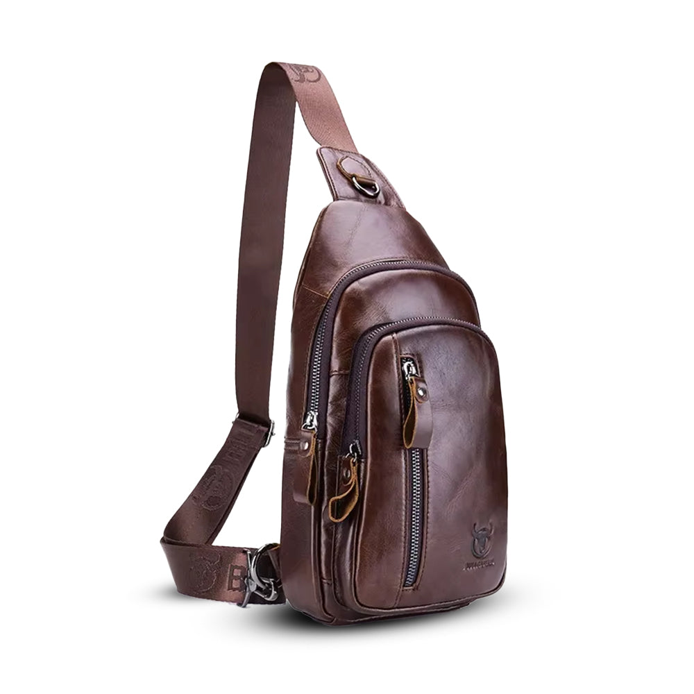 Bolsa de Ombro Masculina Couro Legítimo