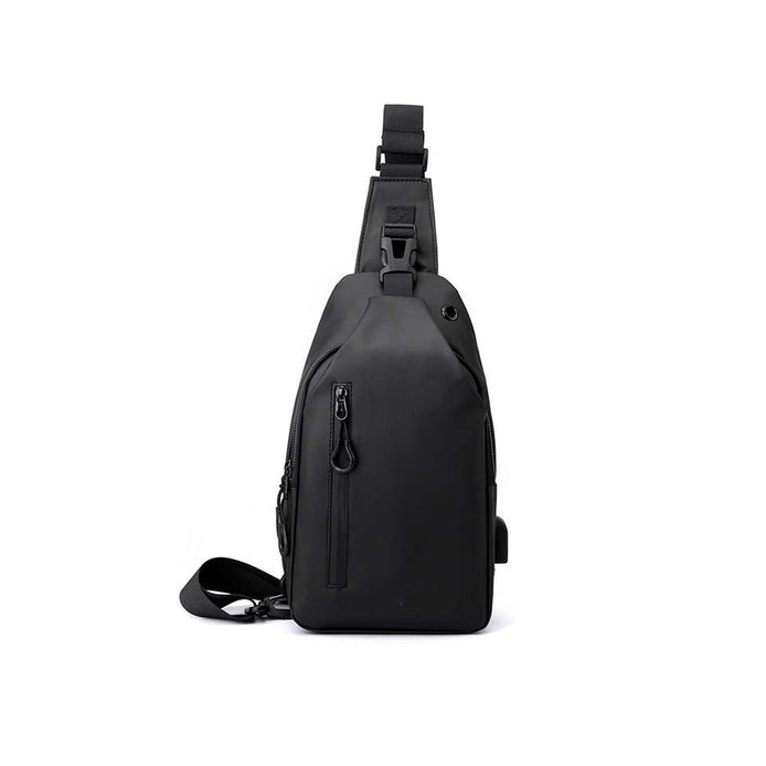 Bolsa Tranversal Expansível Impermeável Porta USB