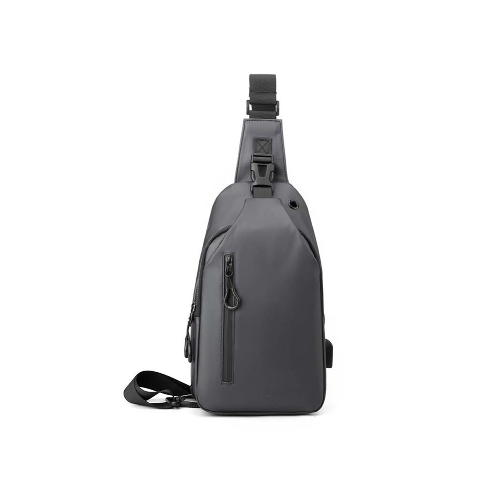 Bolsa Tranversal Expansível Impermeável Porta USB