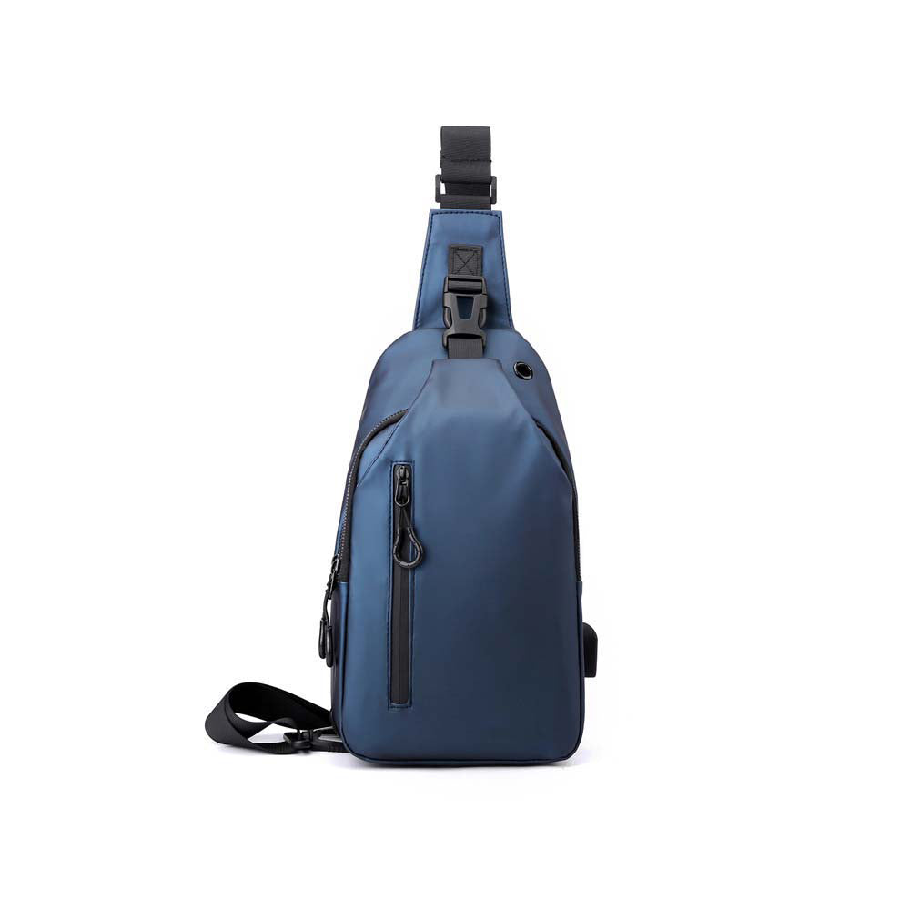 Bolsa Tranversal Expansível Impermeável Porta USB
