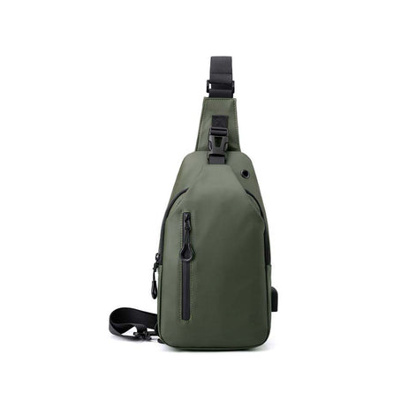 Bolsa Tranversal Expansível Impermeável Porta USB