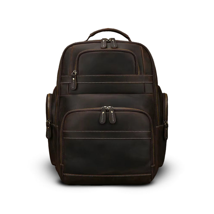 Mochila Executiva de Couro Legítimo Hephaestus Atlas