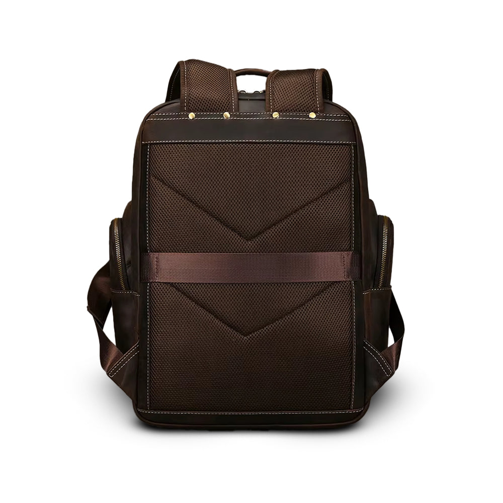 Mochila Executiva de Couro Legítimo Hephaestus Atlas