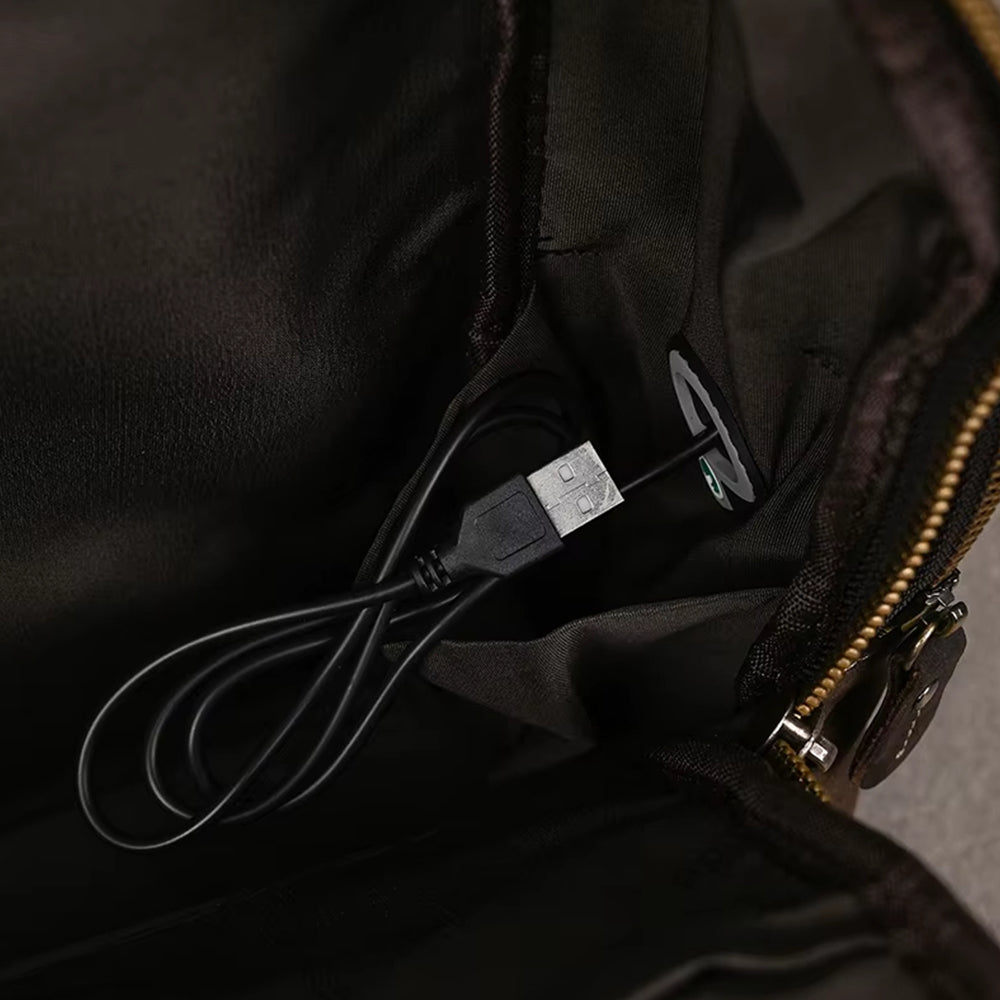 Mochila Executiva de Couro Legítimo Hephaestus Atlas