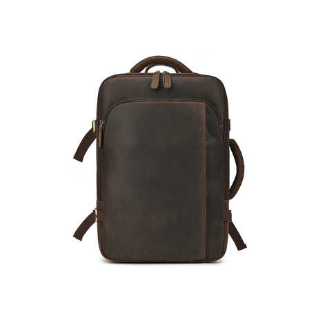 Mochila Executiva de Couro Legítimo Marrom