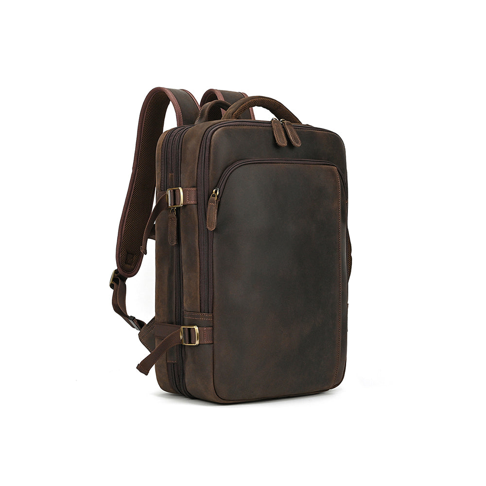 Mochila Executiva de Couro Legítimo Marrom