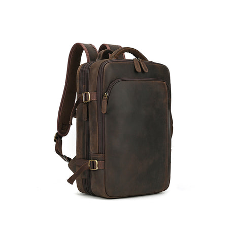 Mochila Executiva de Couro Legítimo Marrom