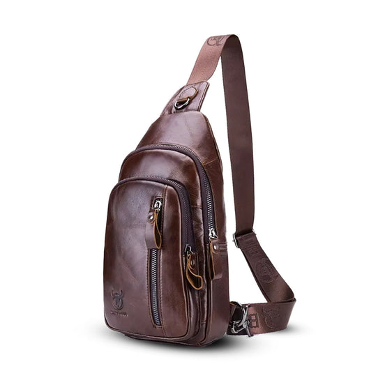 Bolsa de Ombro Masculina Couro Legítimo