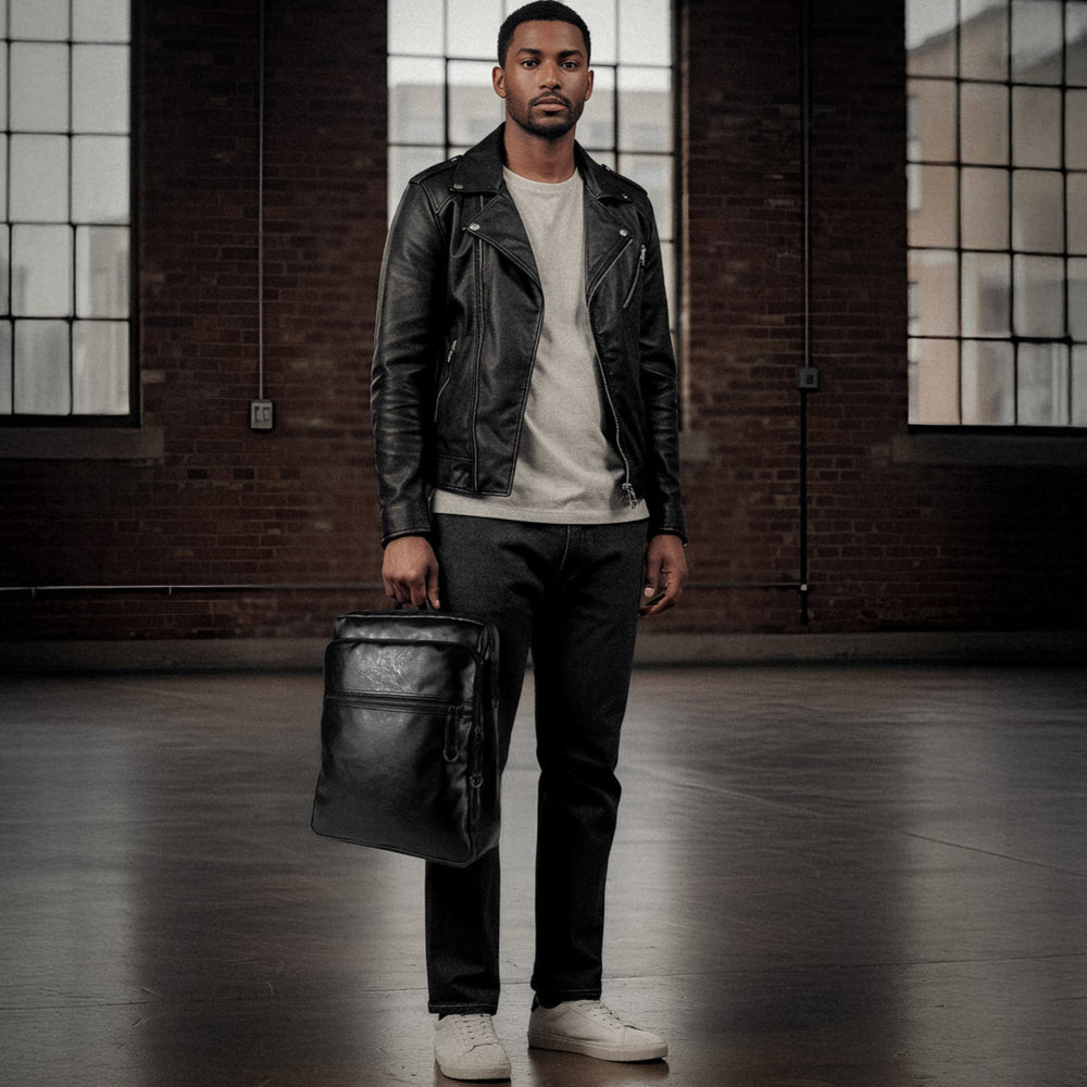 Mochila Executiva de Couro Premium Hephaestus Hermes