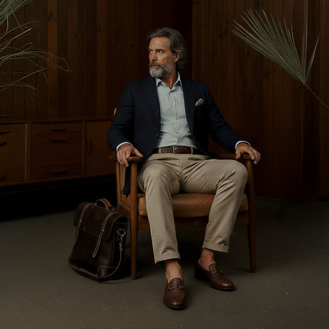 Maleta de Couro Legítimo Executiva Hephaestus