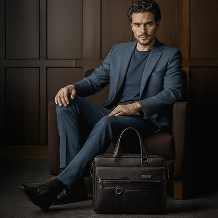 Maleta Empresarial de Couro Hephaestus