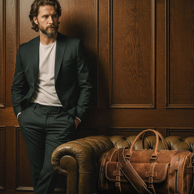 Mala Bolsa de Couro Legítimo Hephaestus Atlas